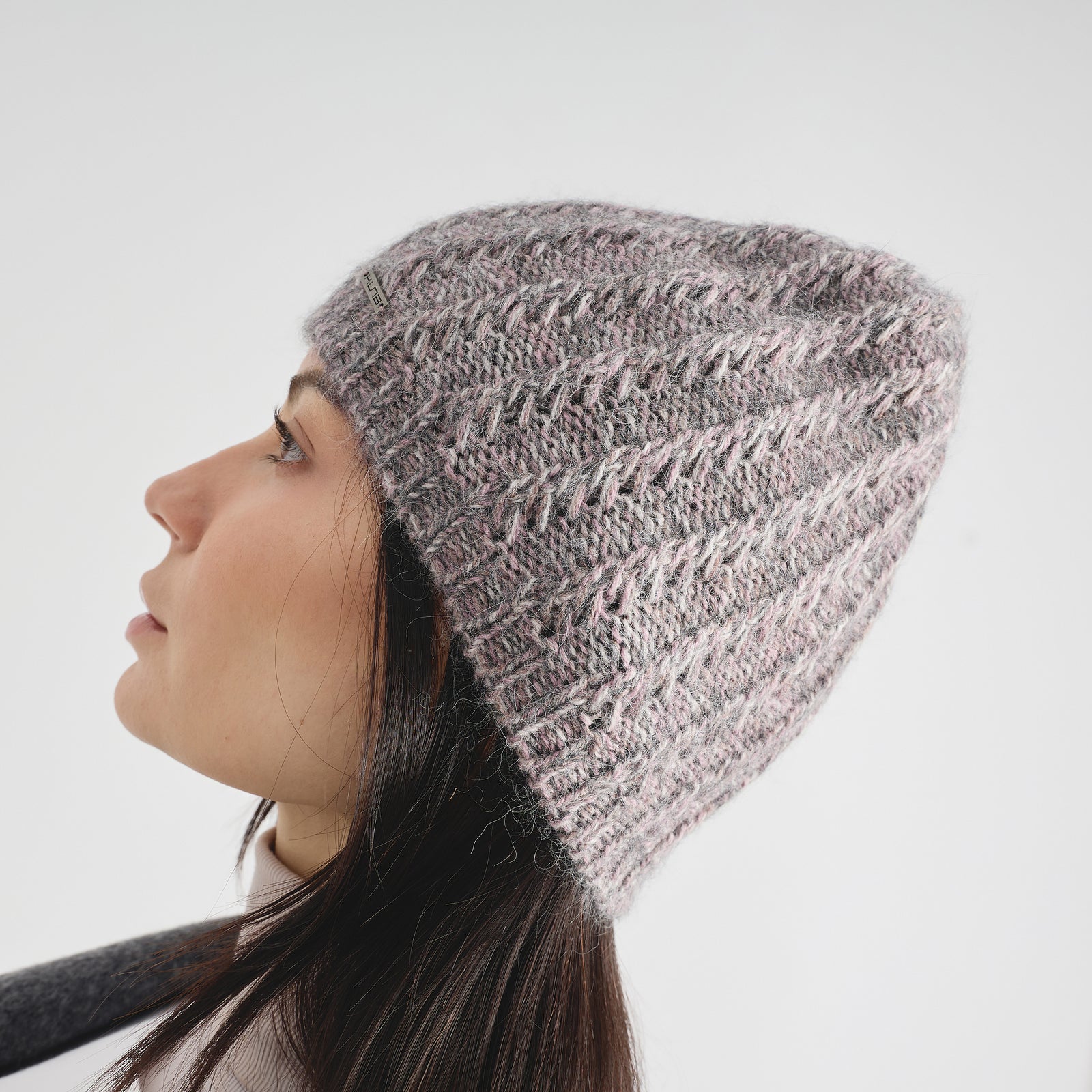Gorro Cactus De Baby Alpaca Color Rosado