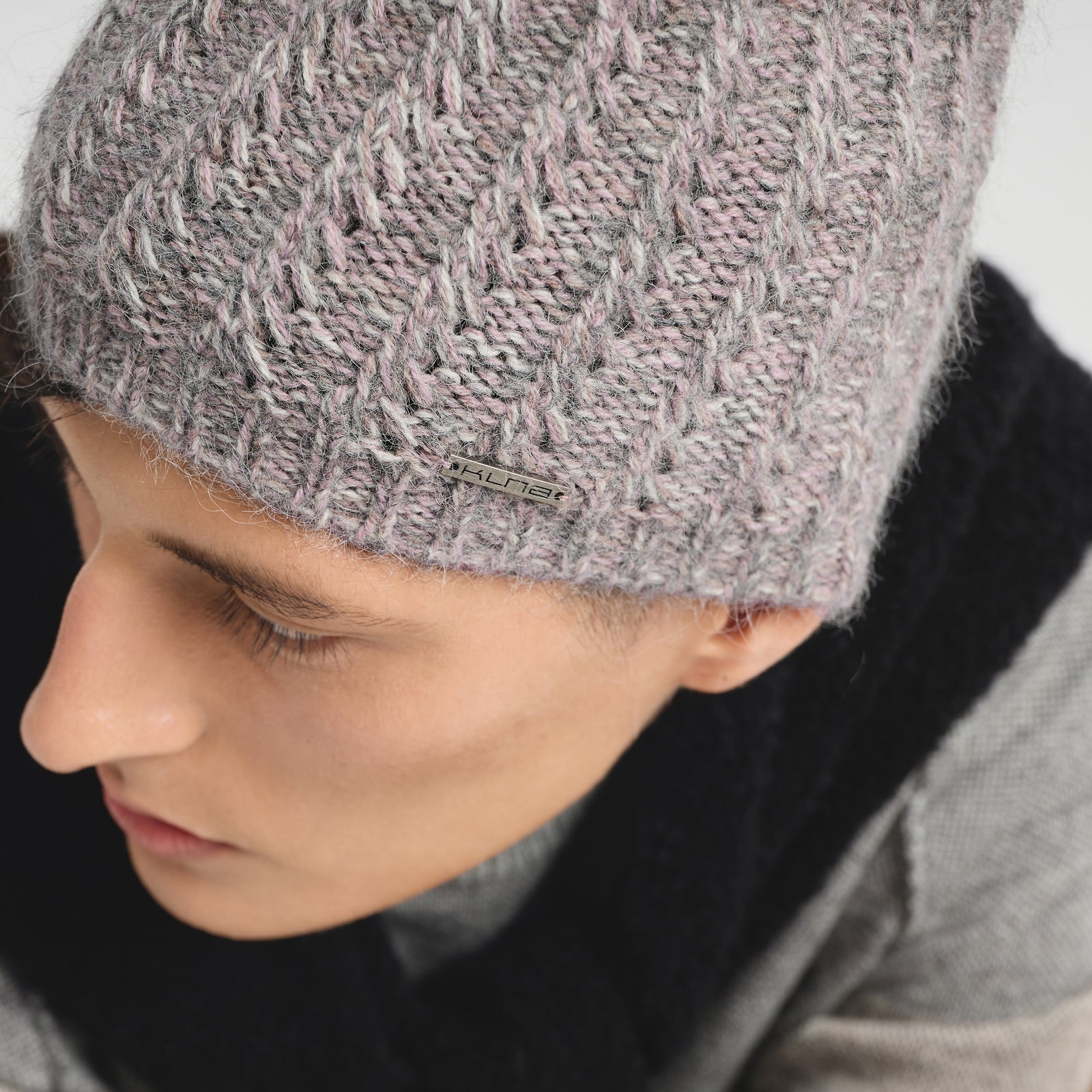 Gorro Cactus De Baby Alpaca Color Rosado