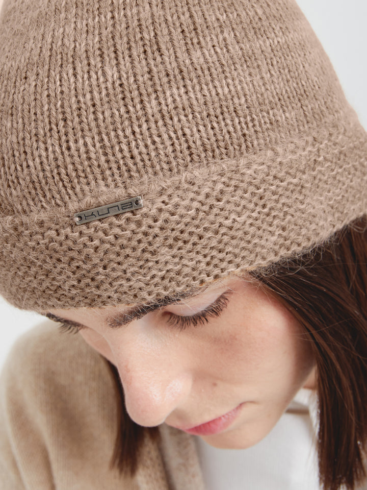Gorro Cadmio De Baby Alpaca Color Camel