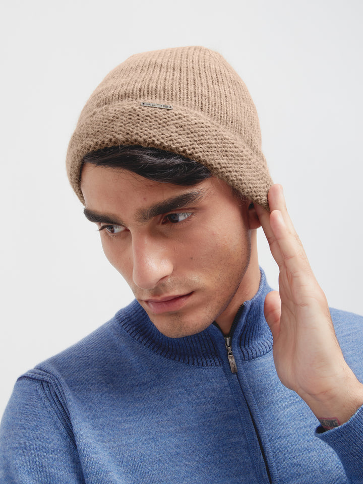 Gorro Cadmio De Baby Alpaca Color Camel