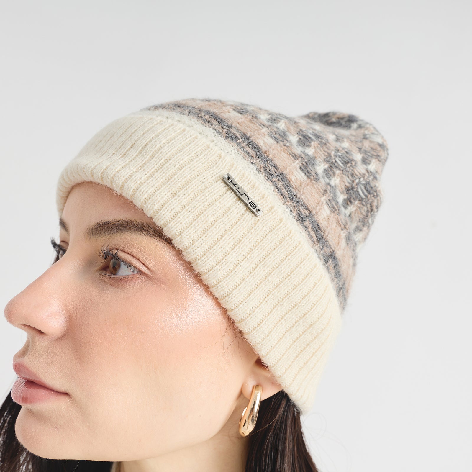Gorro Calvados De Baby Alpaca Color Blanco
