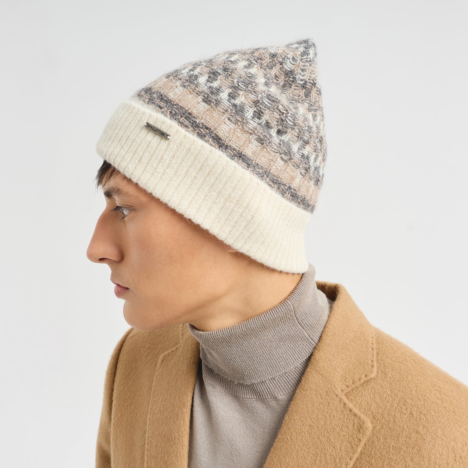 Gorro Calvados De Baby Alpaca Color Blanco