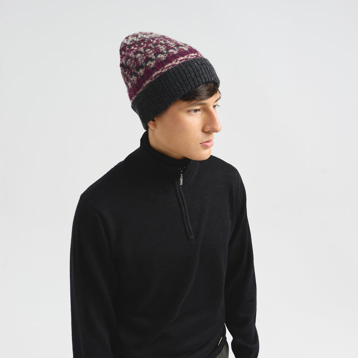 Gorro Calvados De Baby Alpaca Color Gris