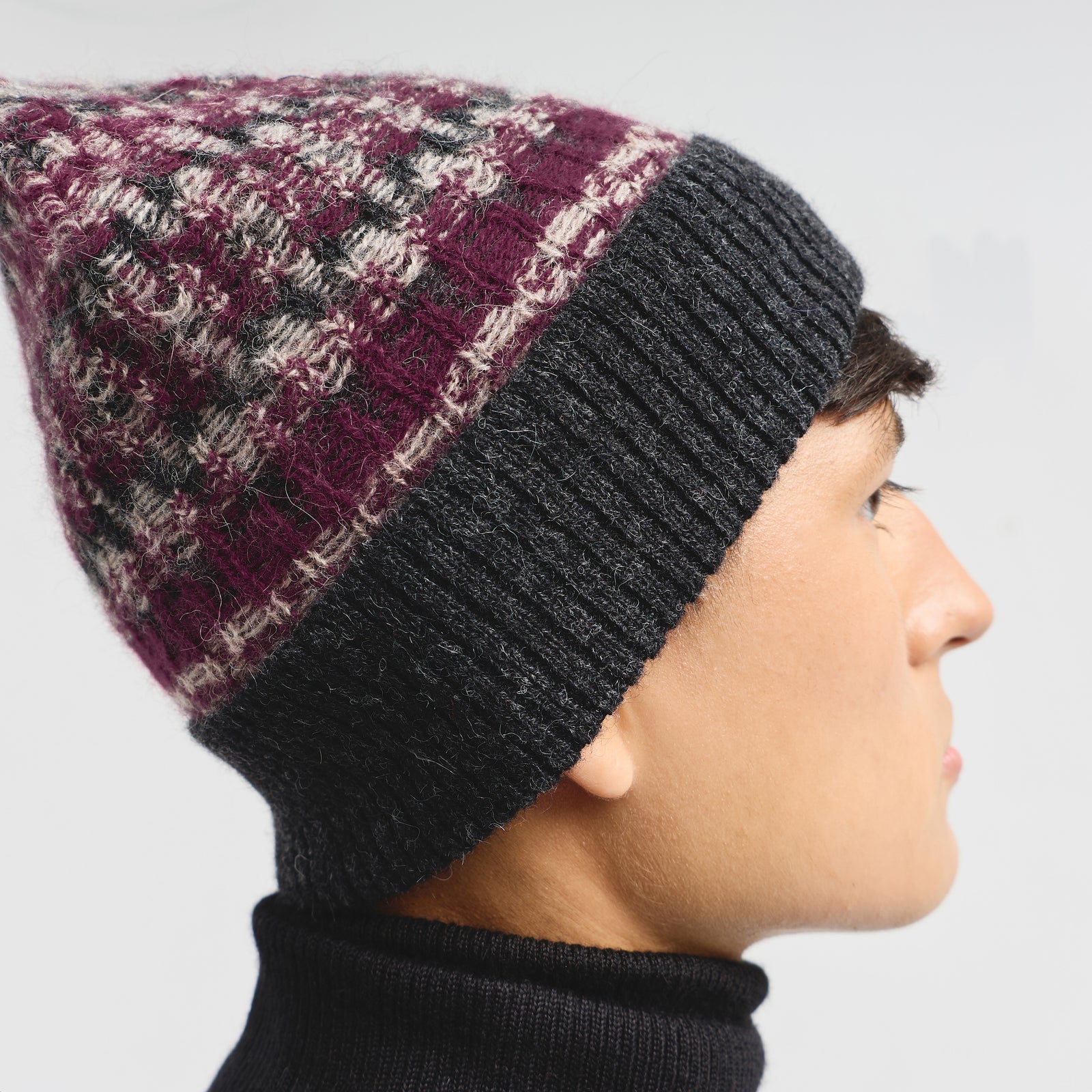 Gorro Calvados De Baby Alpaca Color Gris