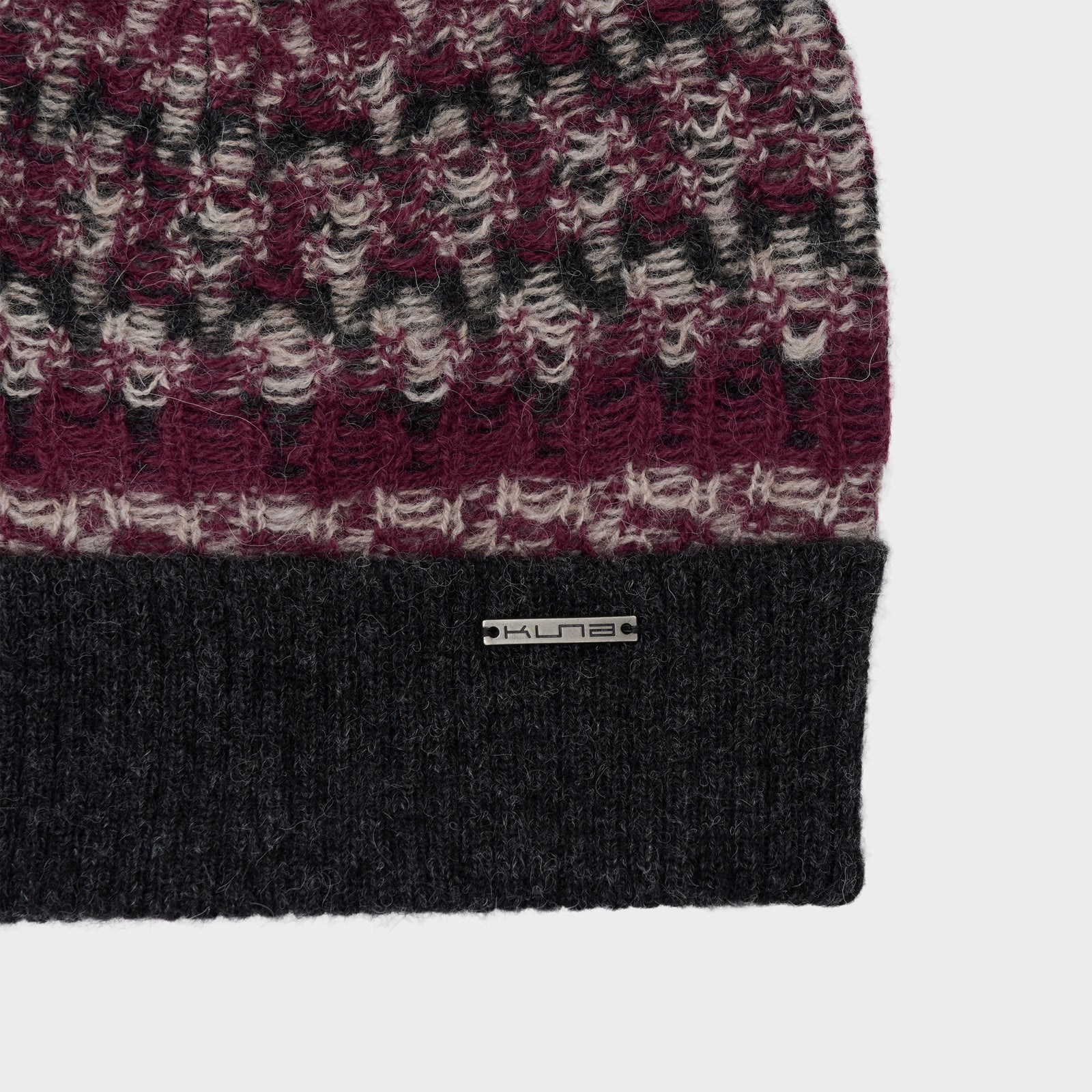 Gorro Calvados De Baby Alpaca Color Gris