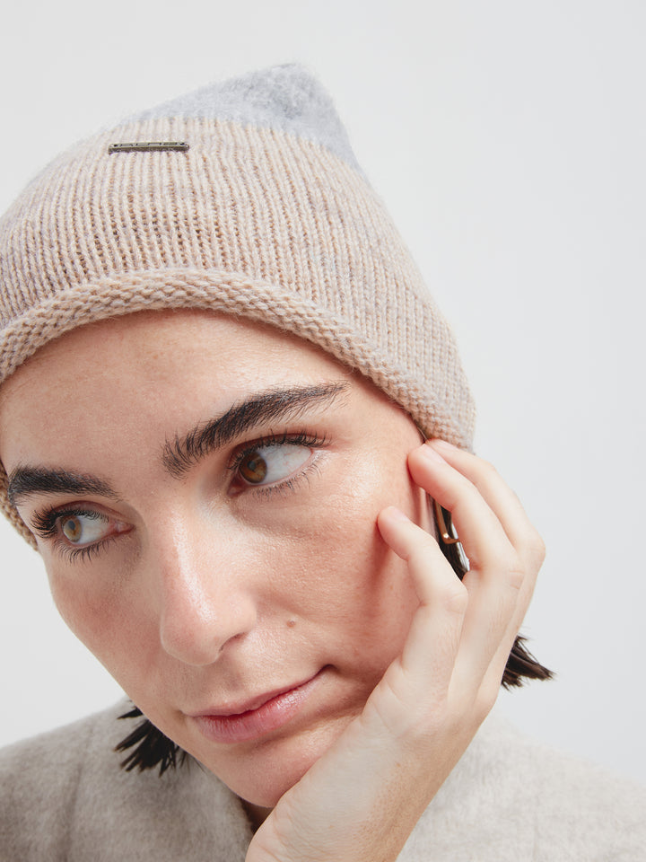 Gorro Cameo De Baby Alpaca Color Beige