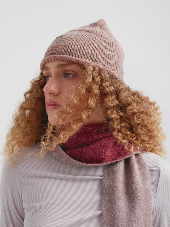 Gorro Cameo De Baby Alpaca Color Rosado