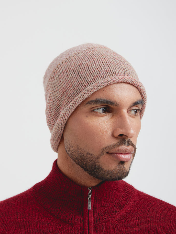 Gorro Cameo De Baby Alpaca Color Rosado