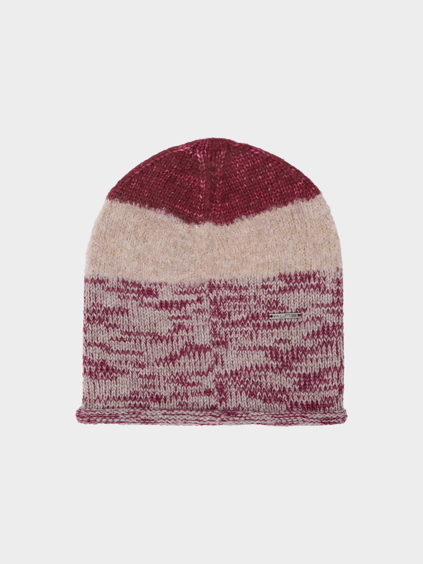 Gorro Cameo De Baby Alpaca Color Guinda