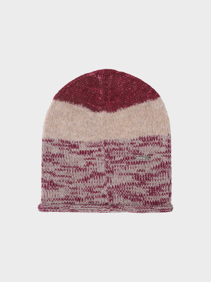 Gorro Cameo De Baby Alpaca Color Guinda