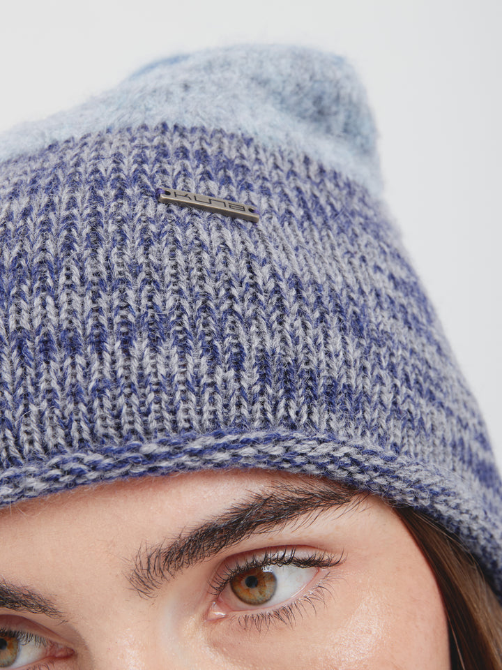 Gorro Cameo De Baby Alpaca Color Azul