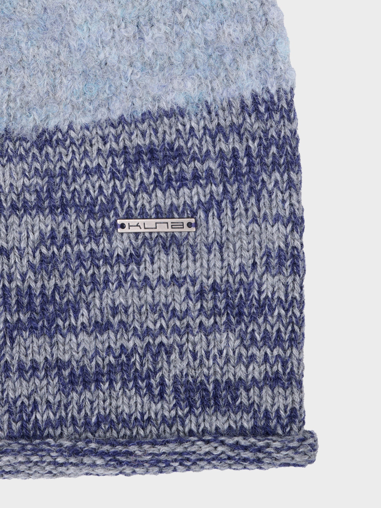 Gorro Cameo De Baby Alpaca Color Azul