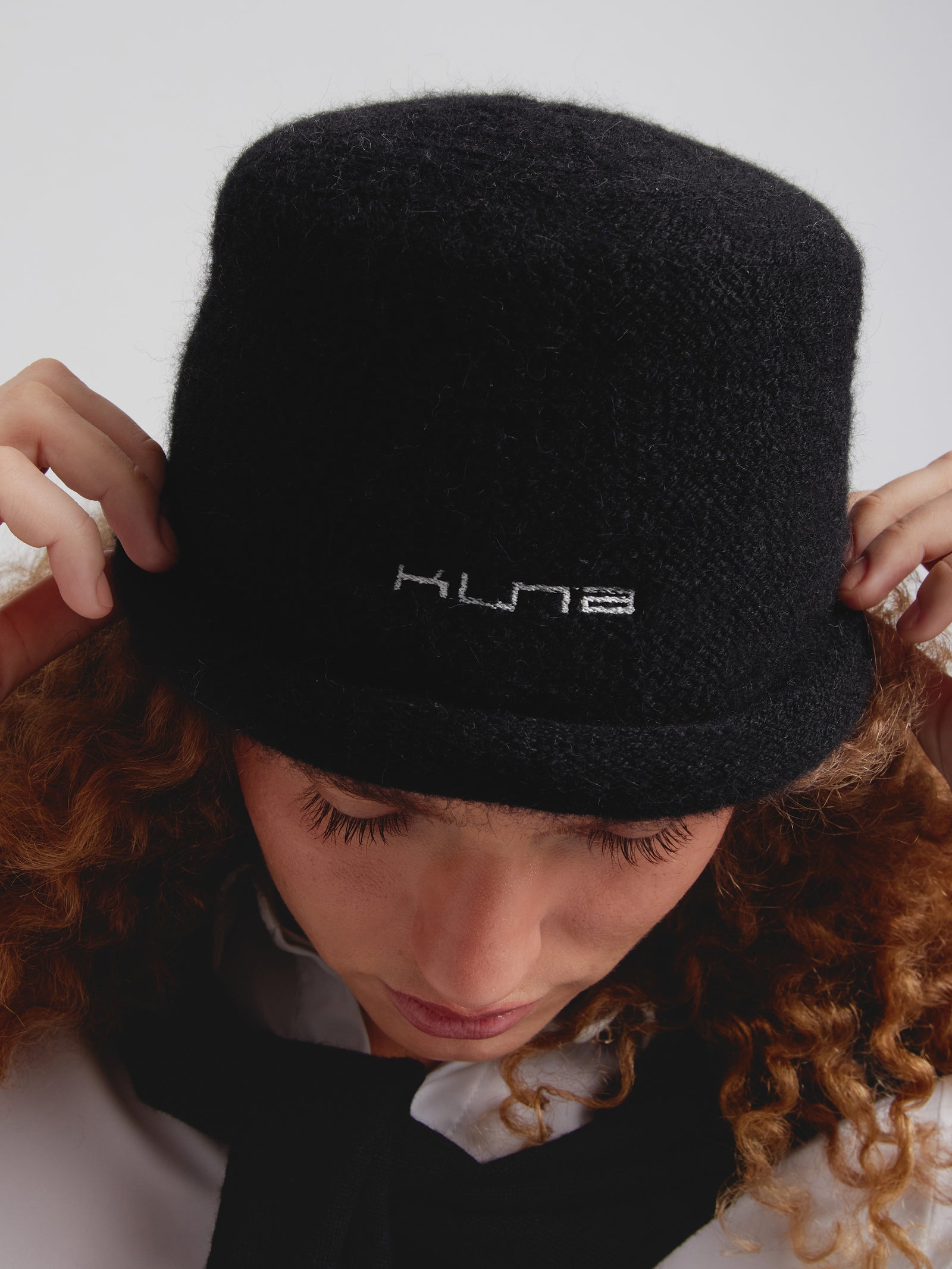 Gorro Capuli De Baby Alpaca Color Negro
