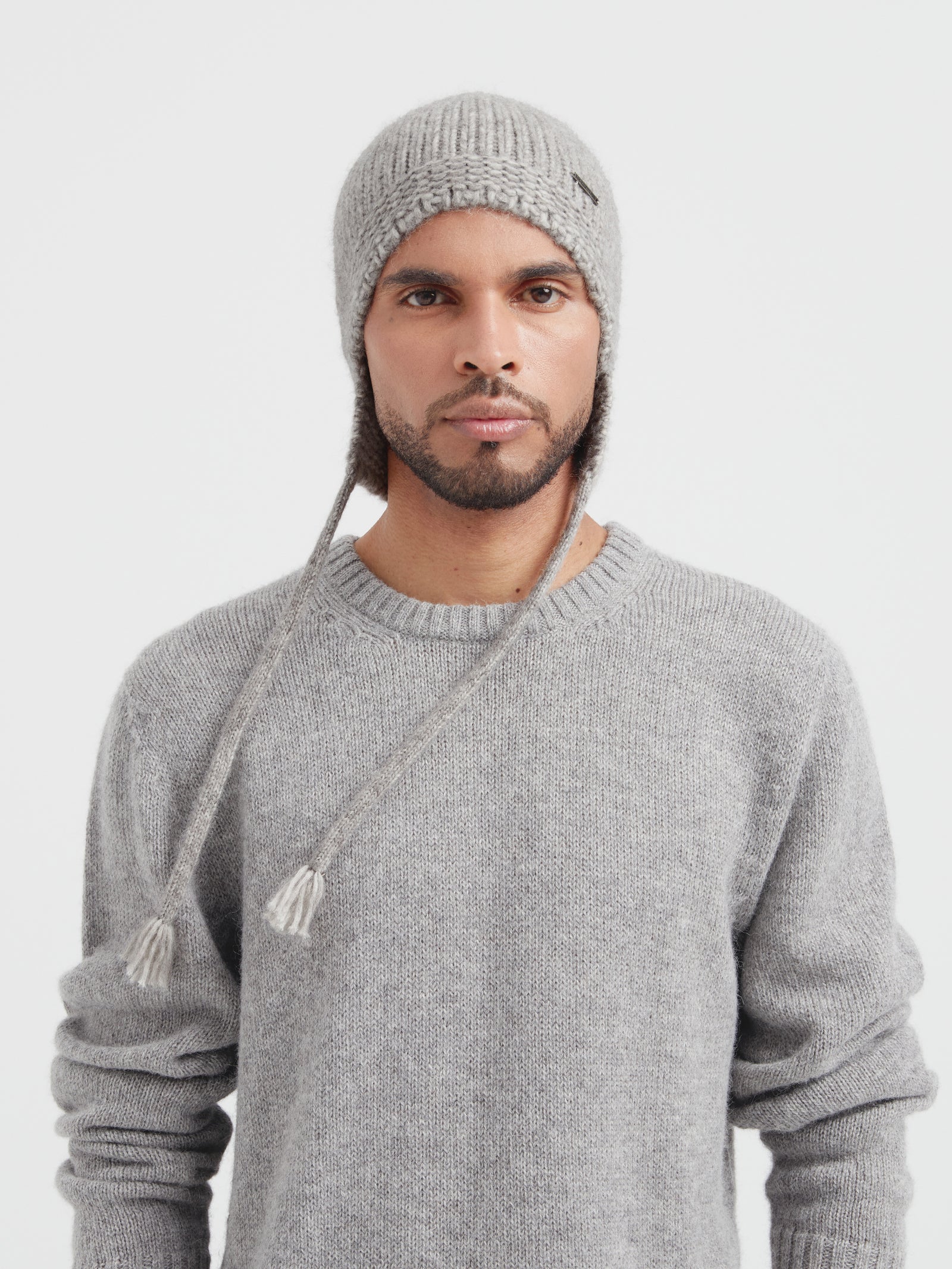 Gorro Chic De Baby Alpaca Color Gris