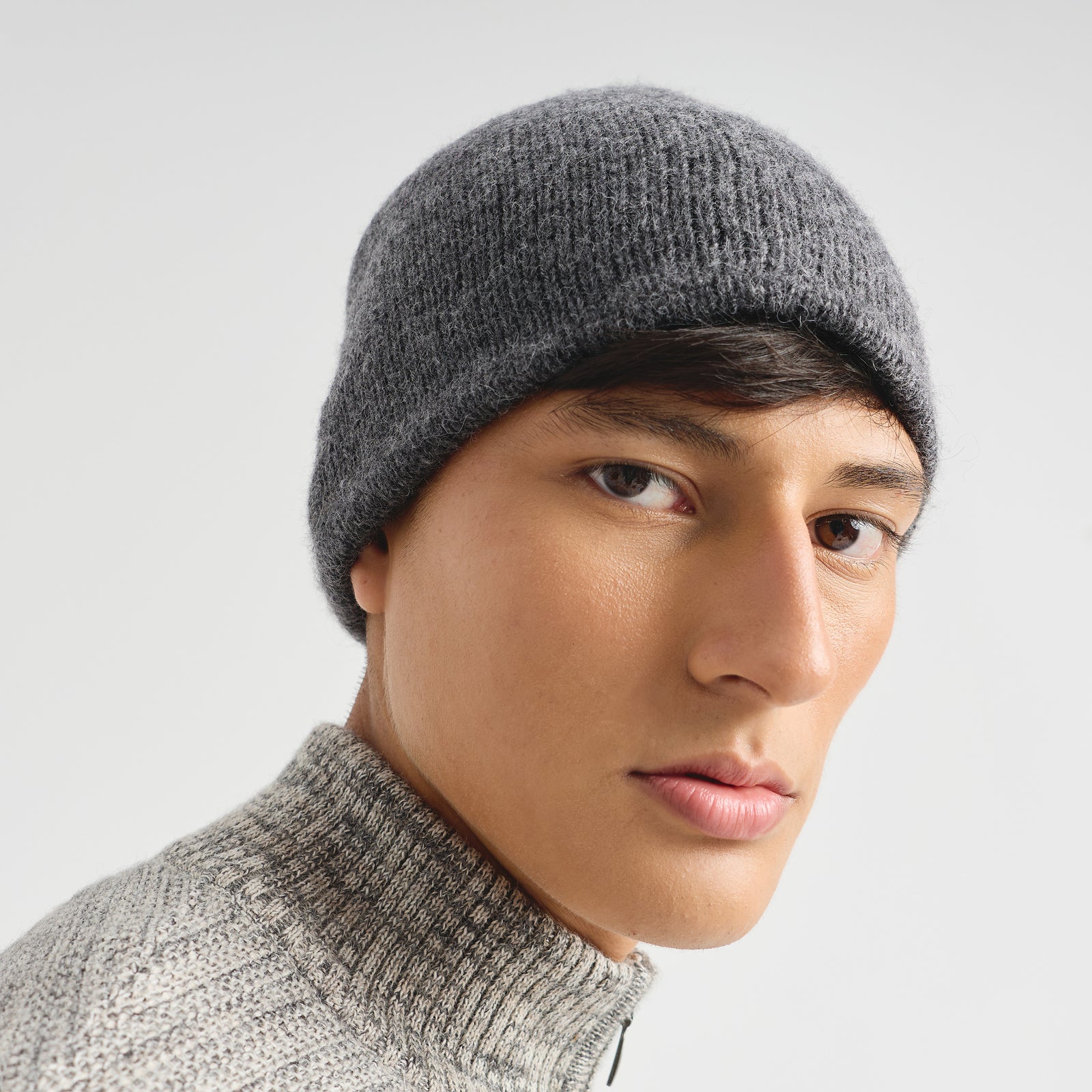 Gorro Choice De Baby Alpaca Color Gris