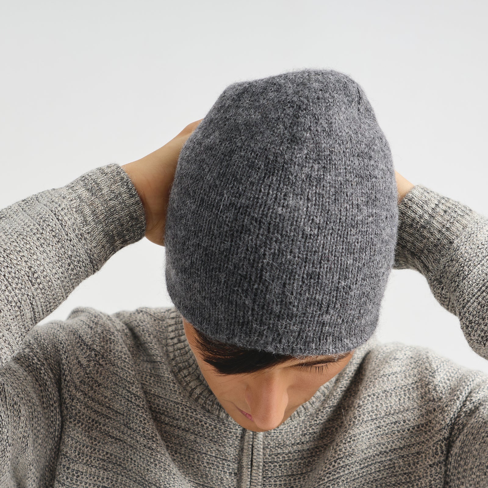 Gorro Choice De Baby Alpaca Color Gris