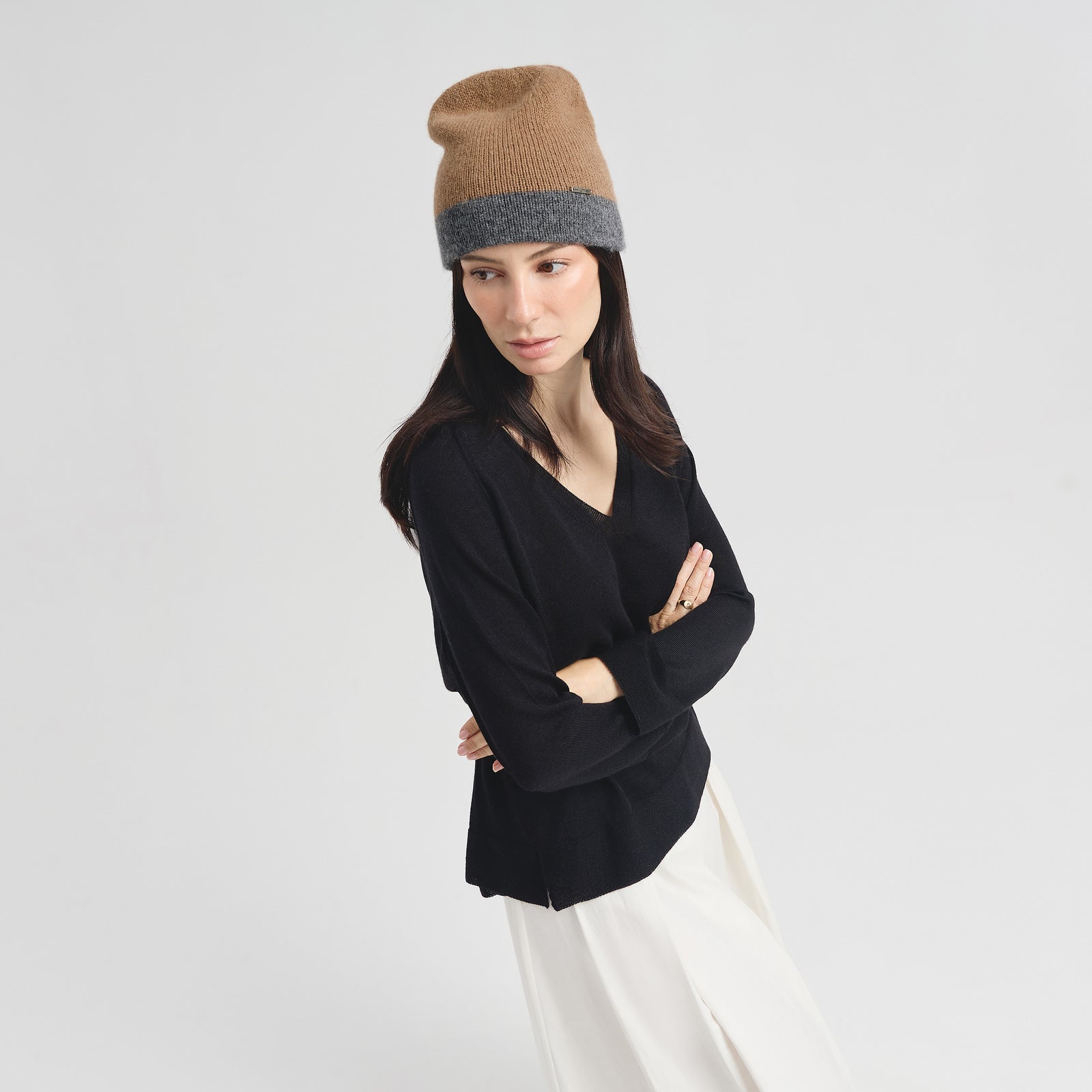 Gorro Choice De Baby Alpaca Color Gris
