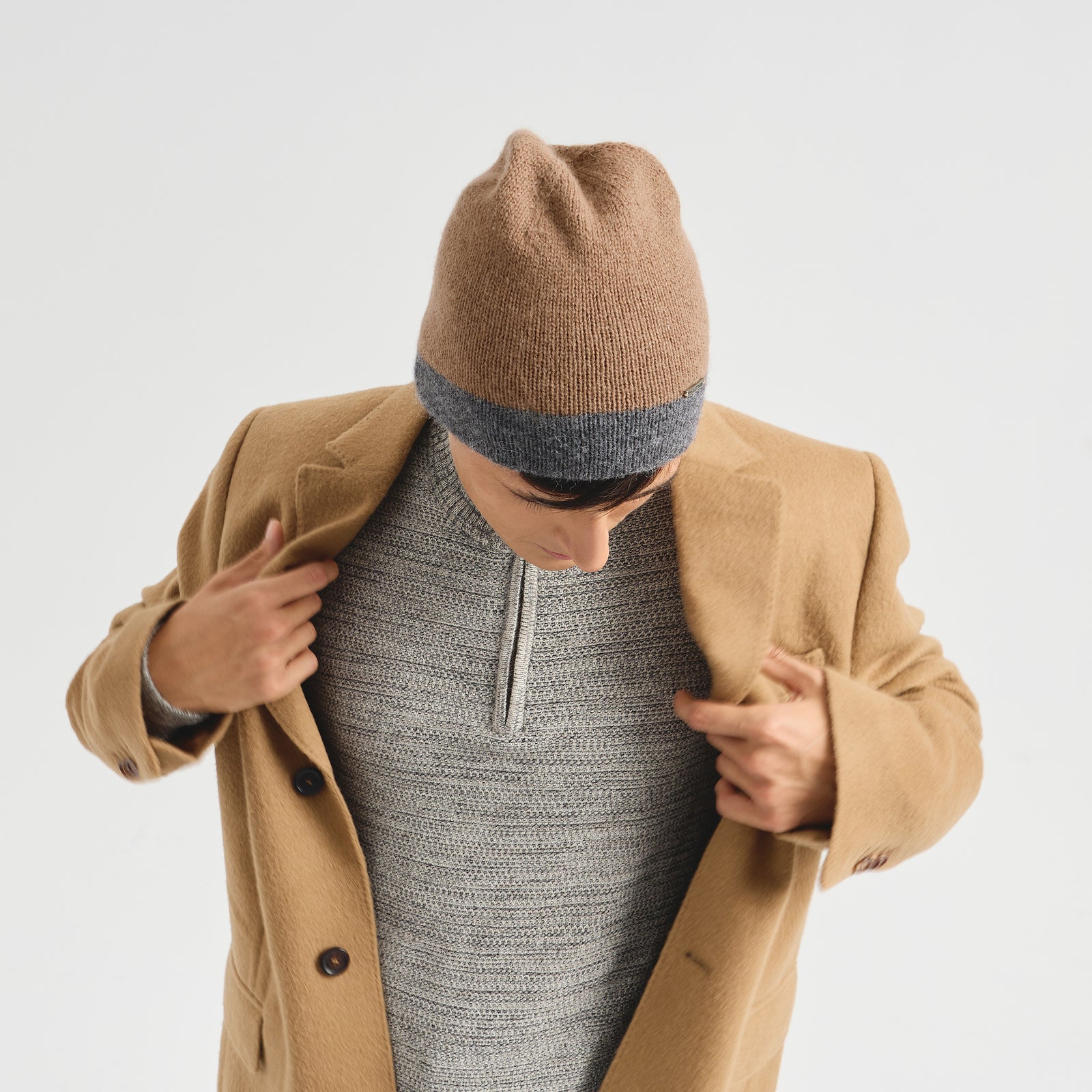 Gorro Choice De Baby Alpaca Color Gris