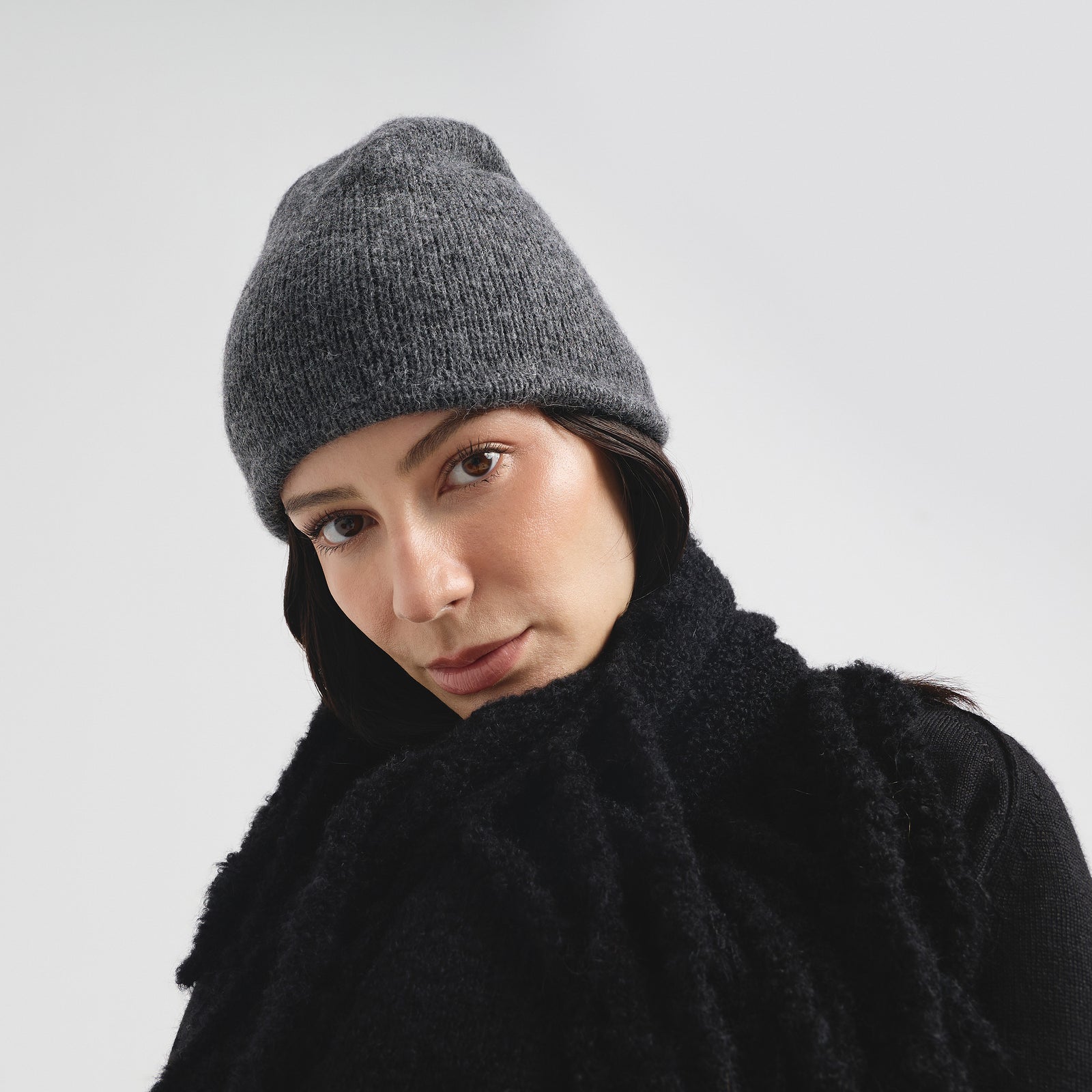 Gorro Choice De Baby Alpaca Color Gris