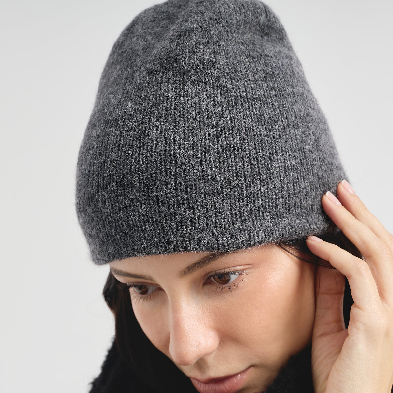 Gorro Choice De Baby Alpaca Color Gris