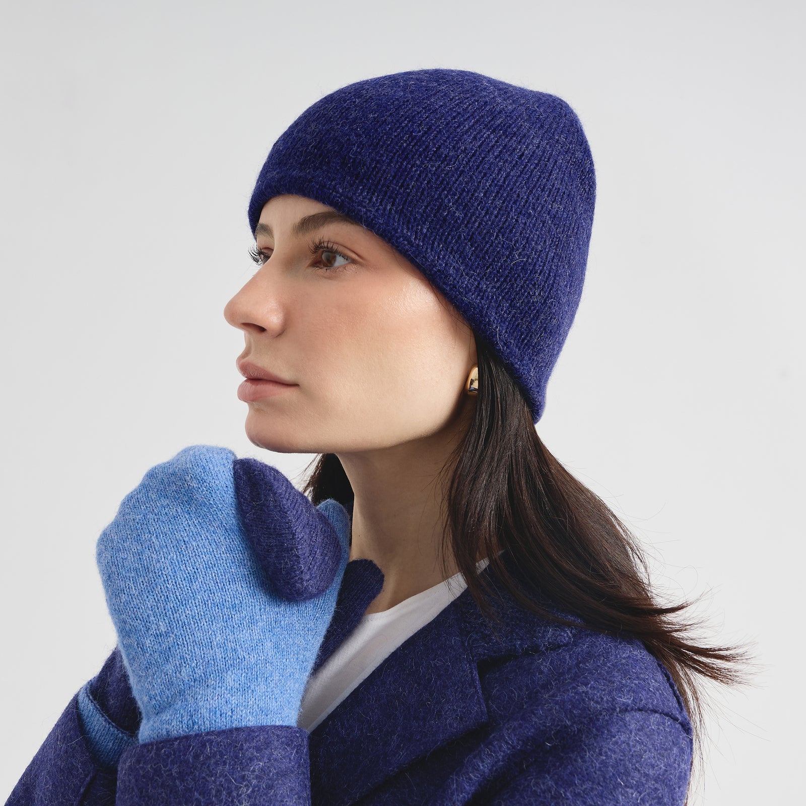 Gorro Choice De Baby Alpaca Color Azul