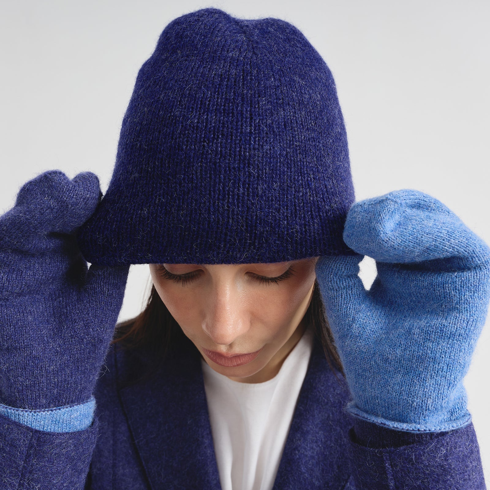 Gorro Choice De Baby Alpaca Color Azul