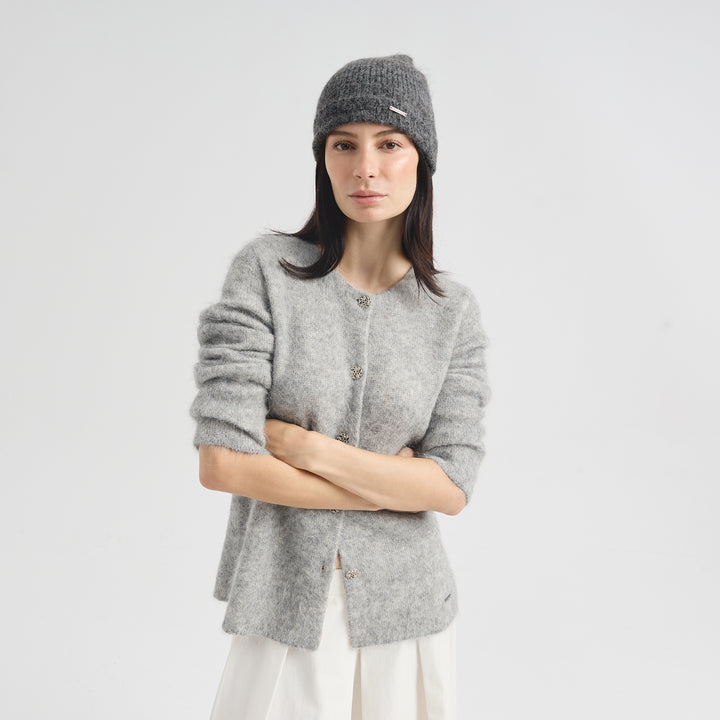 Gorro Chorus De Alpaca Suri Color Gris