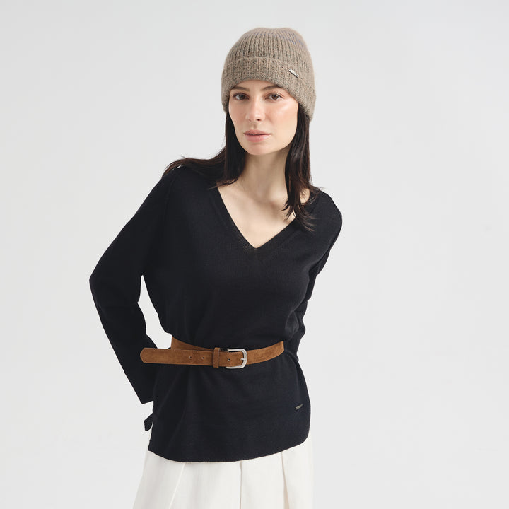 Gorro Chorus De Alpaca Suri Color Beige