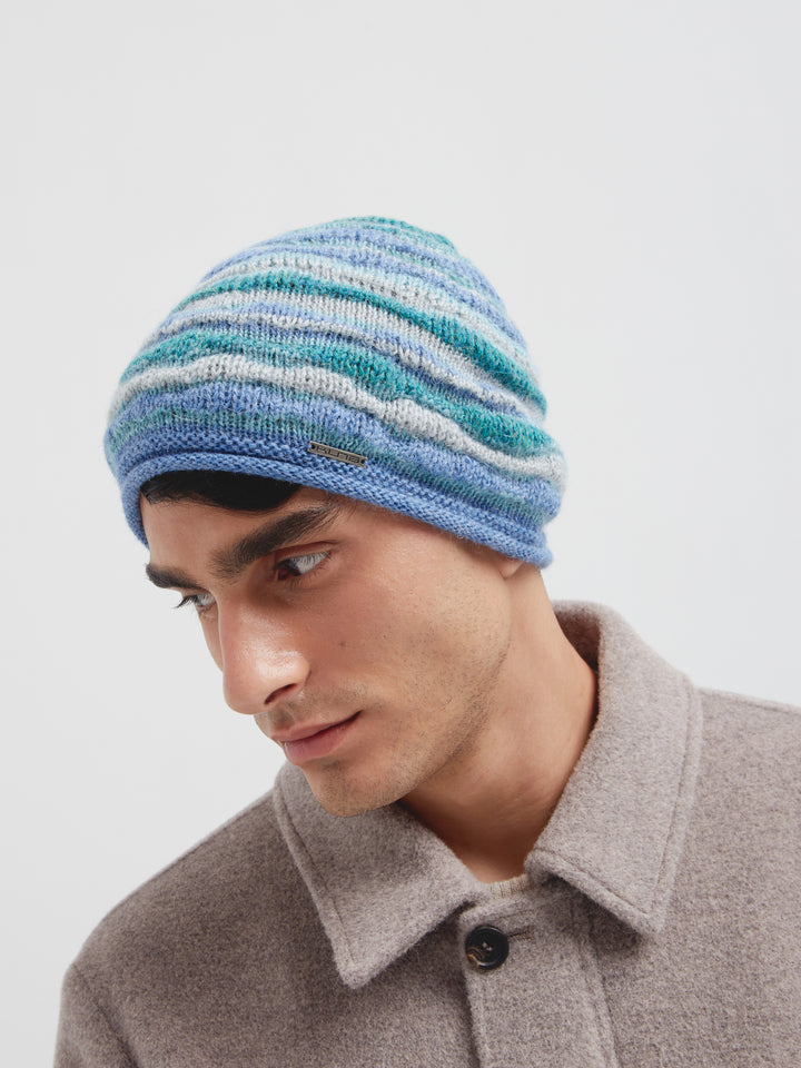 Gorro Corina De Baby Alpaca Color Celeste