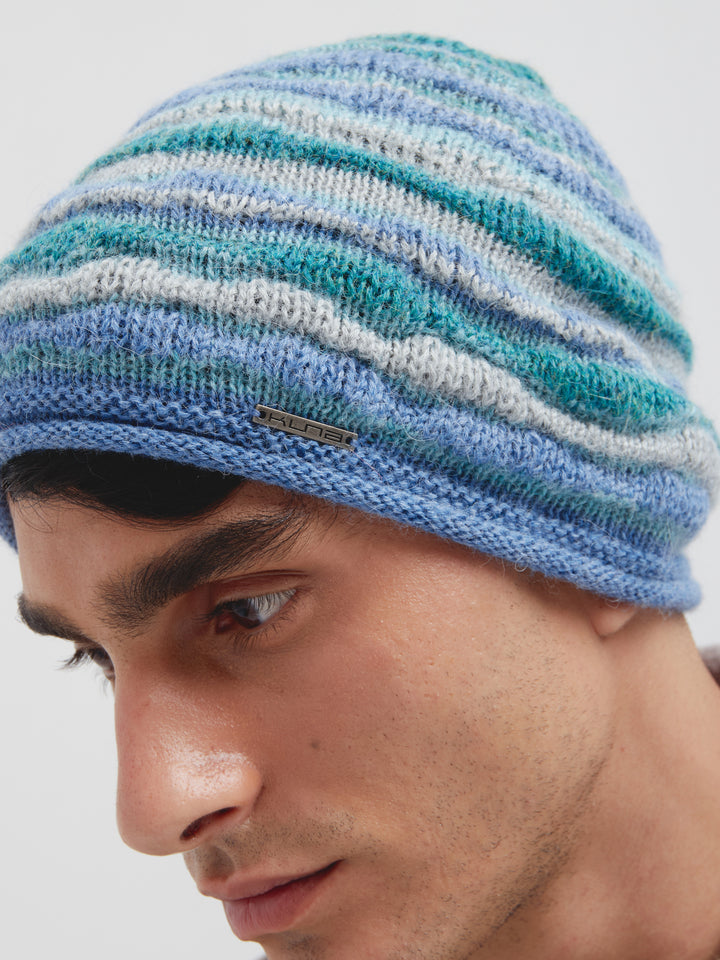 Gorro Corina De Baby Alpaca Color Celeste