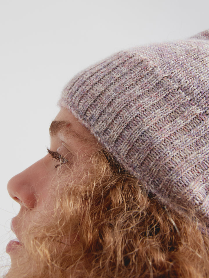 Gorro Crush De Baby Alpaca Color Morado