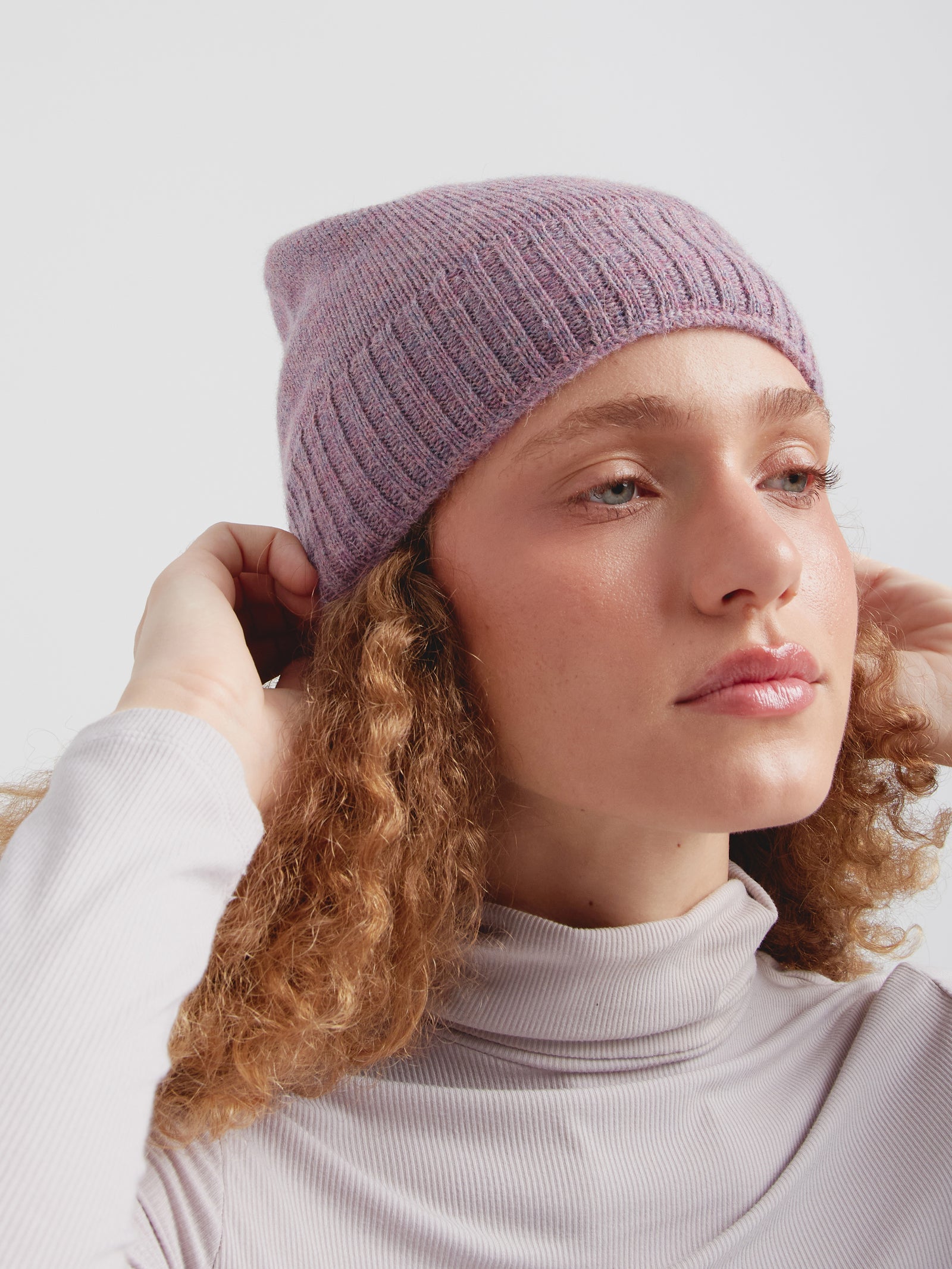Gorro Crush De Baby Alpaca Color Morado