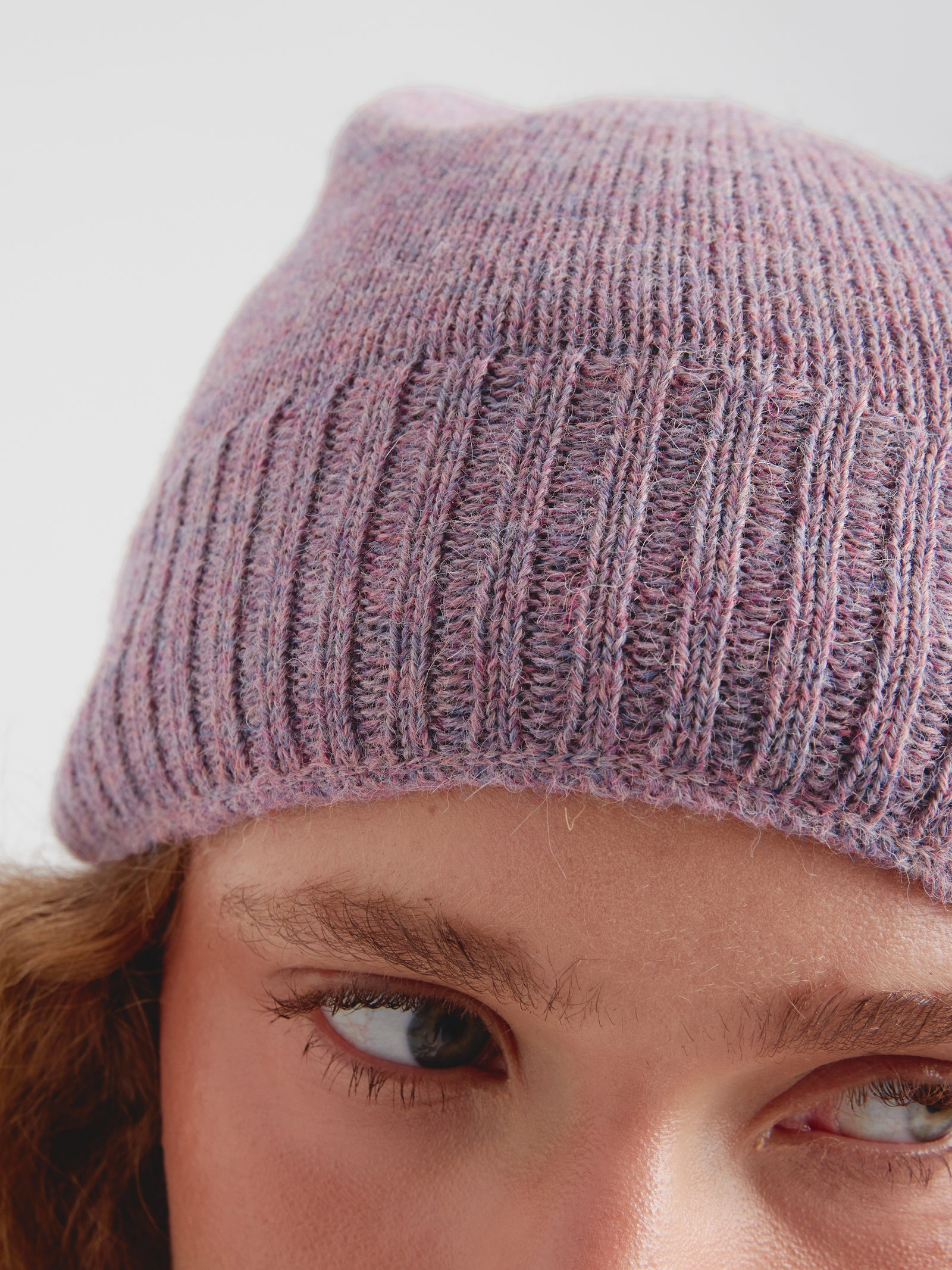 Gorro Crush De Baby Alpaca Color Morado