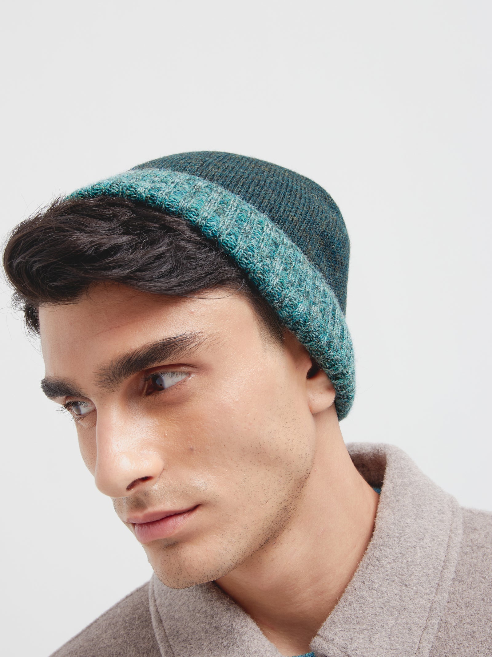 Gorro Crush De Baby Alpaca Color Verde