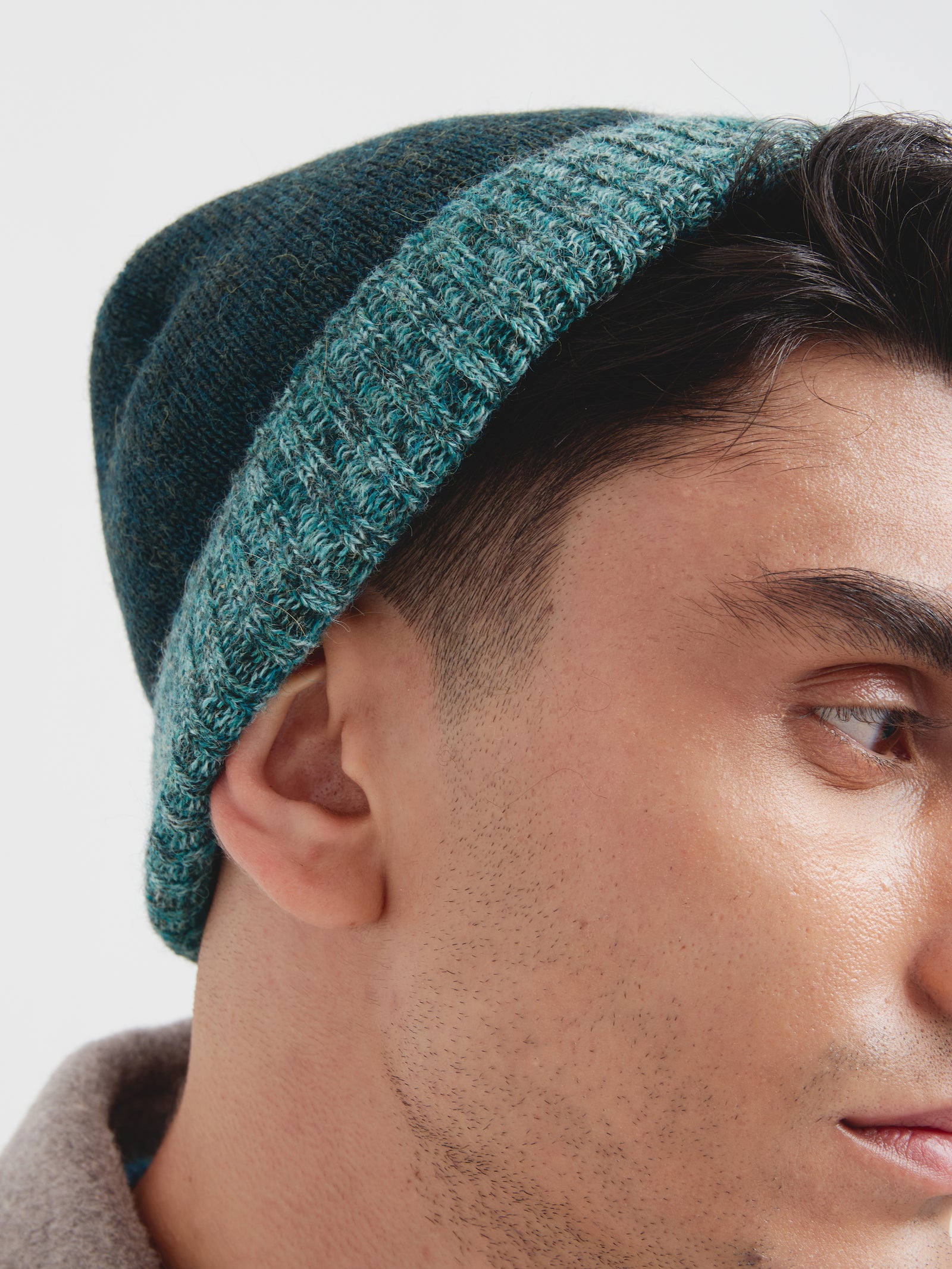 Gorro Crush De Baby Alpaca Color Verde