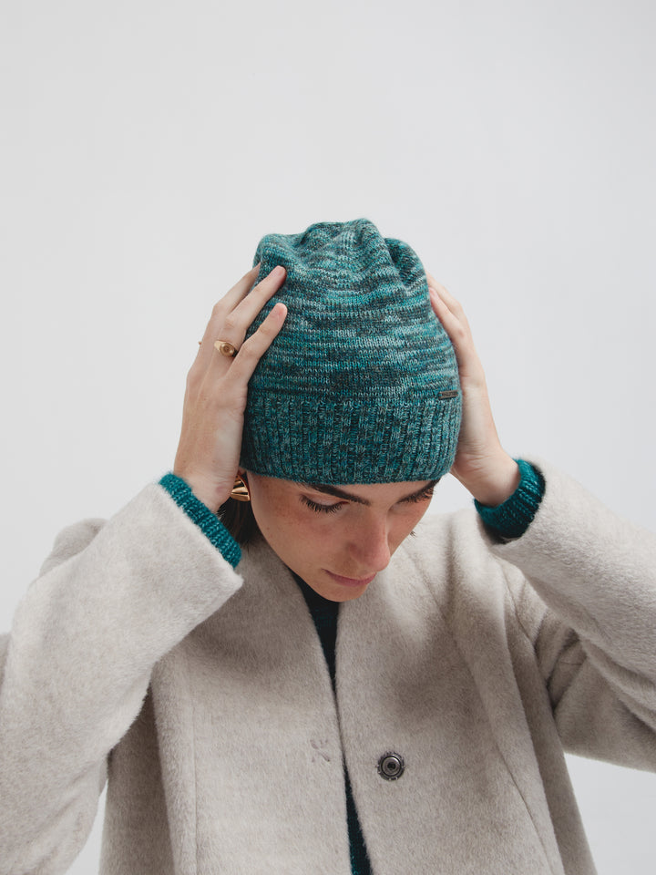 Gorro Crush De Baby Alpaca Color Verde