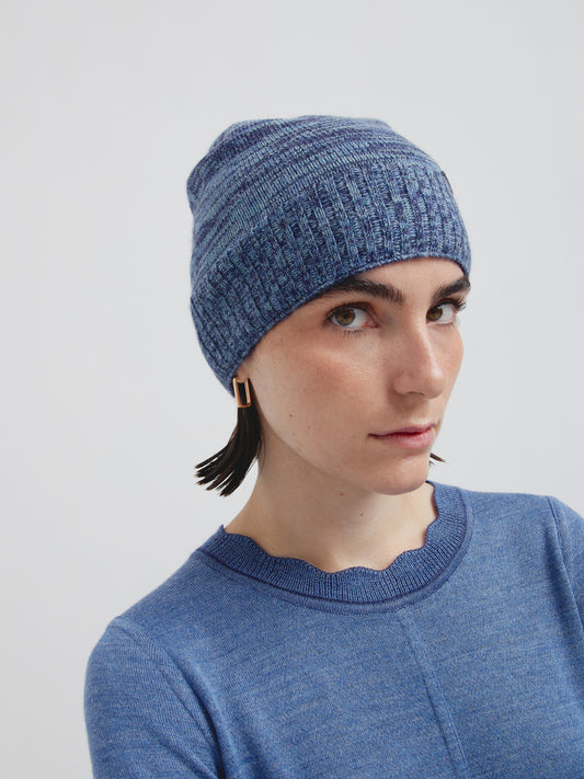 Gorro Crush De Baby Alpaca Color Azul