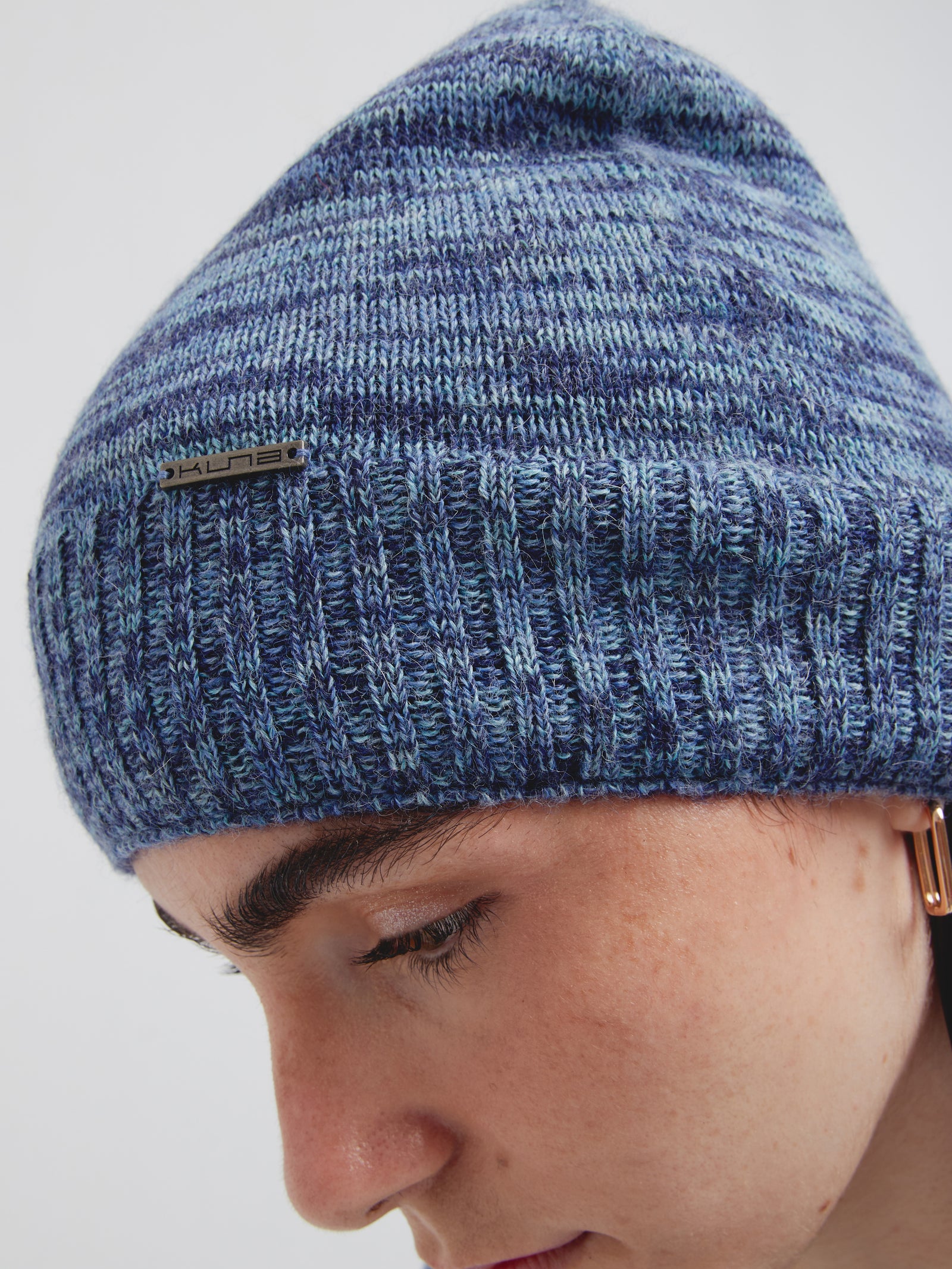 Gorro Crush De Baby Alpaca Color Azul