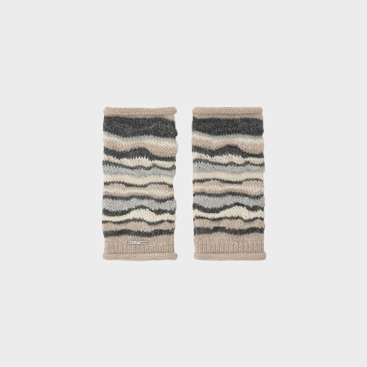 Guantes Corina De Baby Alpaca Color Beige