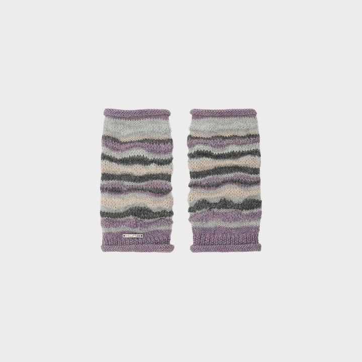 Guantes Corina De Baby Alpaca Color Morado