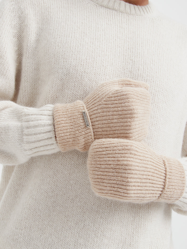 Guantes Cyril De Baby Alpaca Color Beige