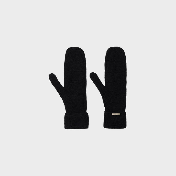 Guantes Cyril De Baby Alpaca Color Negro