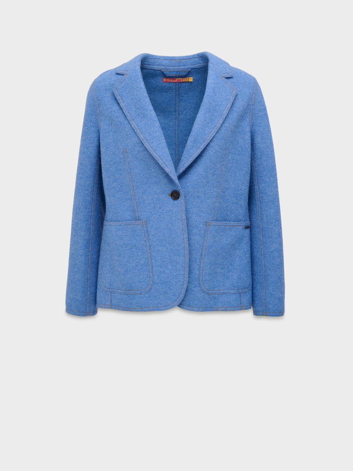 Carolina Alpaca and Wool Light Blue Sweater