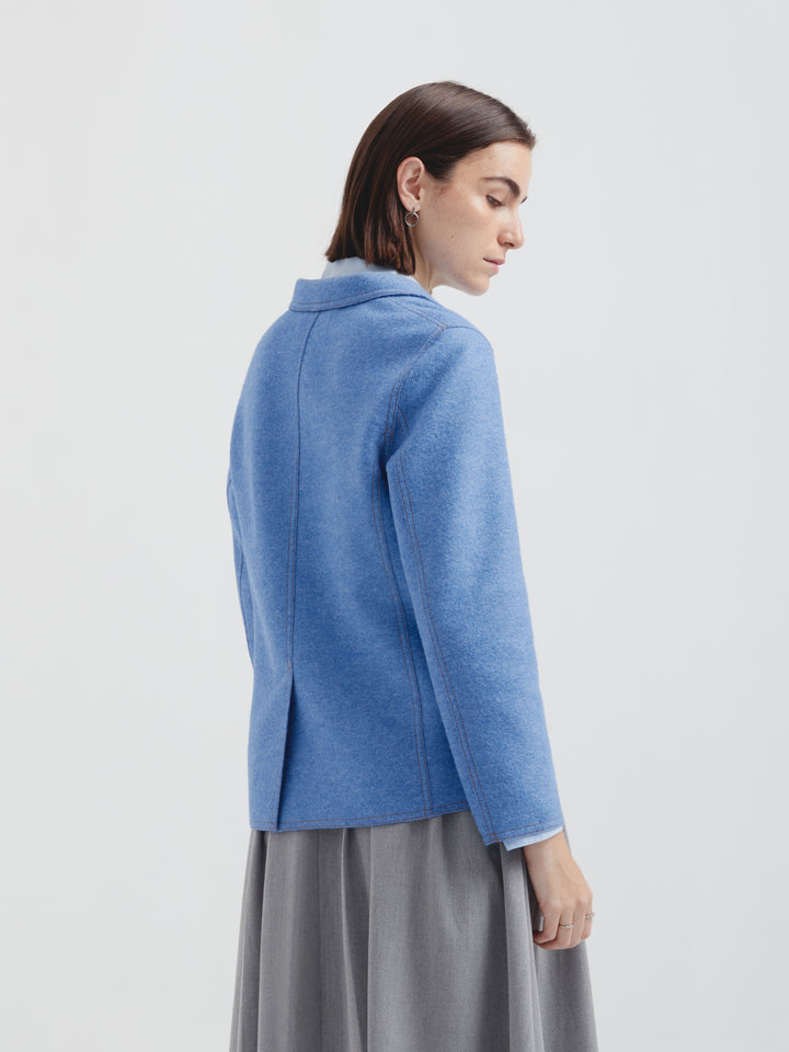 Carolina Alpaca and Wool Light Blue Sweater