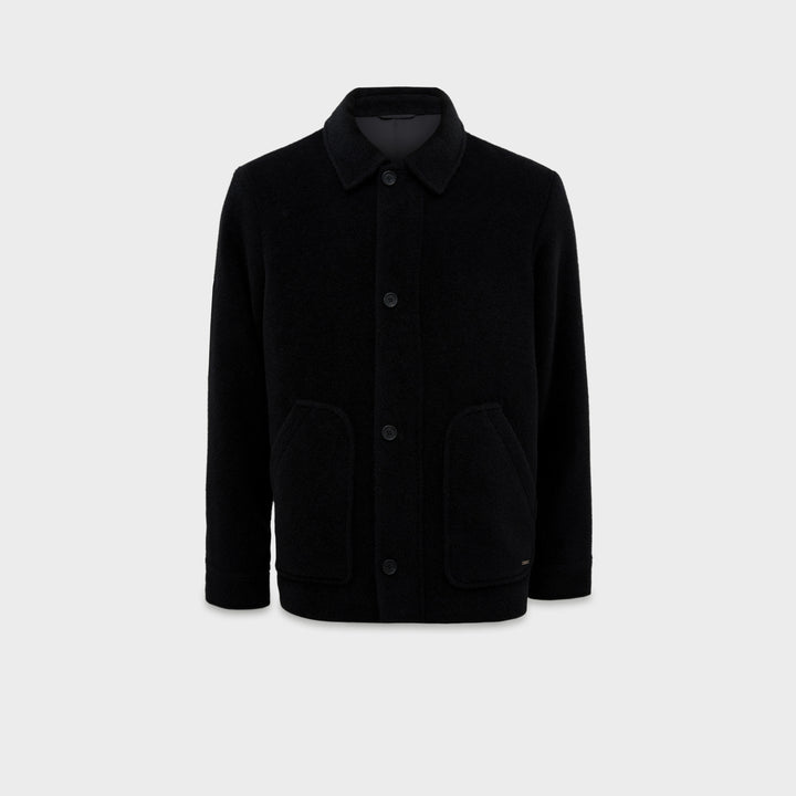 Saco Cris De Alpaca Color Negro