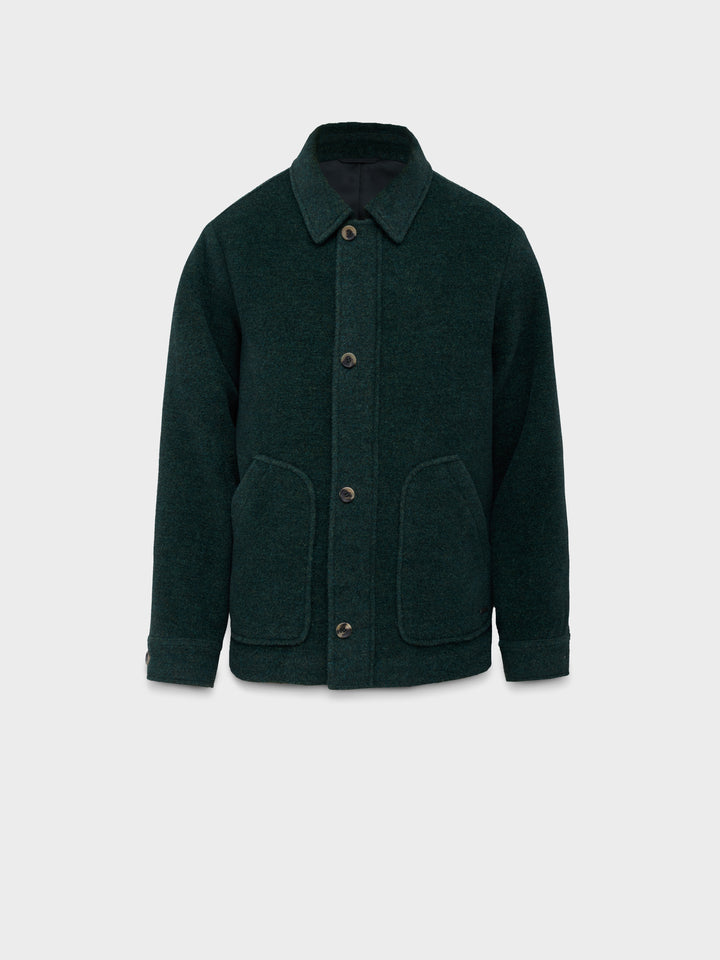 Saco Cris De Alpaca Color Verde