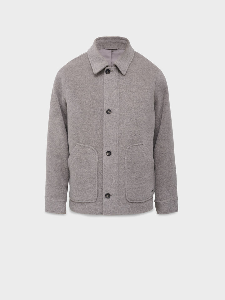 Saco Cris De Alpaca Color Gris
