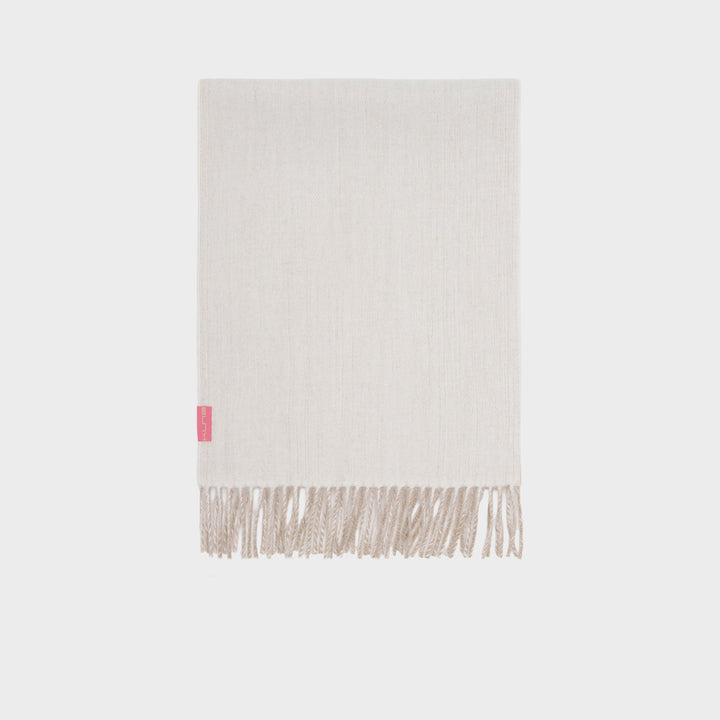Bufanda Tundra B De Baby Alpaca Color Beige