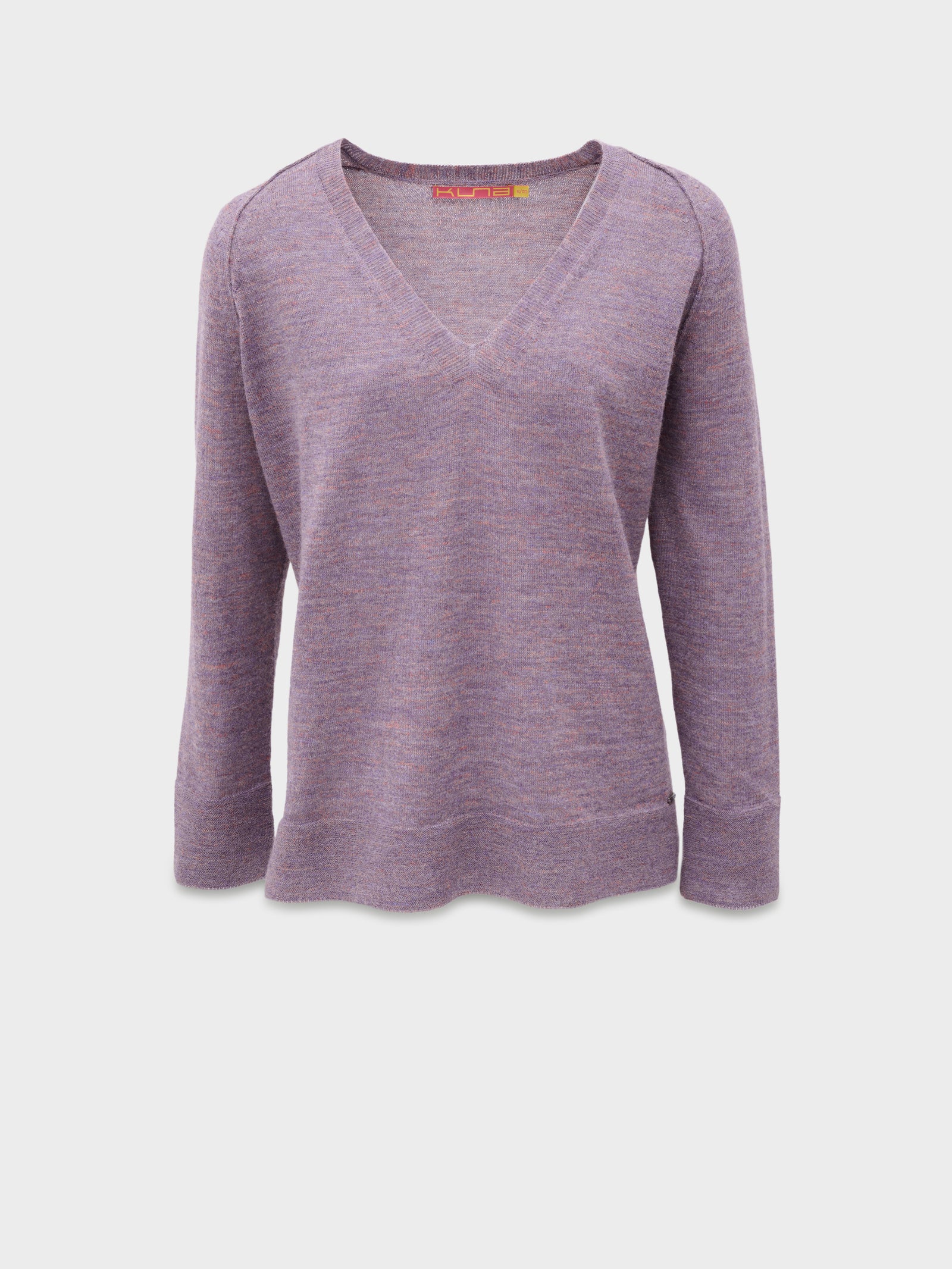 Carola Baby Alpaca Sweater in Purple