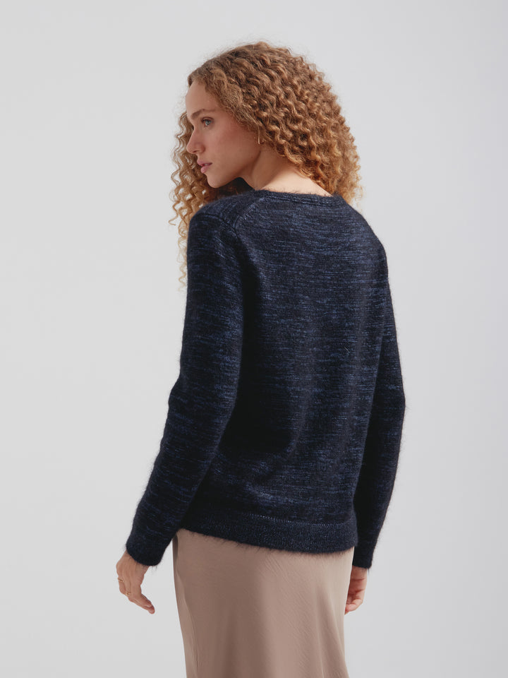 Celine Black Suri Alpaca Sweater